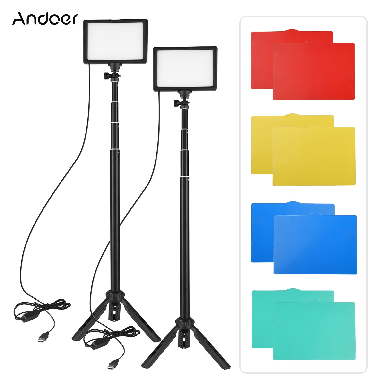 Andoer USB LED  Ʈ ŰƮ   3200K-550..